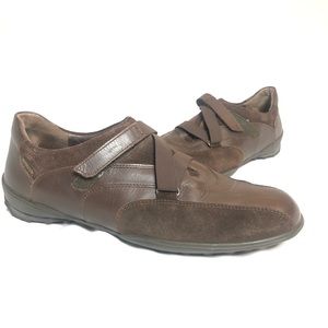 Mephisto Air Jet Double Strap 9.5 Leather Suede